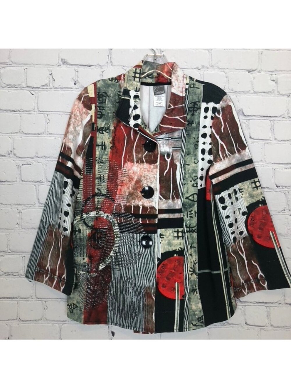 Simply Art By Dolcezza Artsy Abstract Jacket Size S